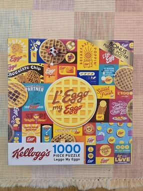 Rose Art Kelloggs Leggo My Eggo 1000 Piece Puzzle